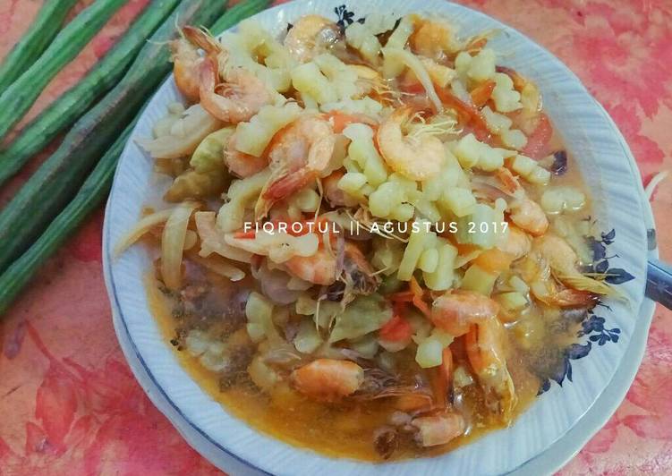 resep makanan Tumis pare dan udang (tidak pahit sama sekali)