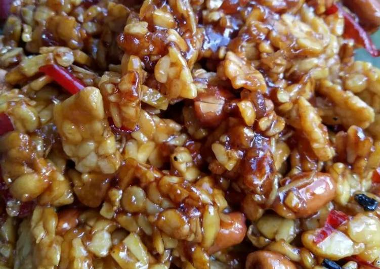 Resep Kering Tempe Asem Manis Pedes