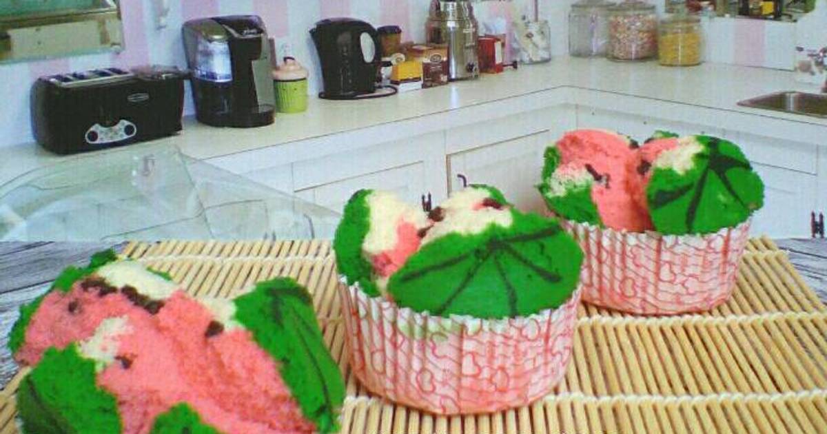 Resep Bolu Kukus Semangka ekonomis Resep Bolu Kukus Semangka ekonomis