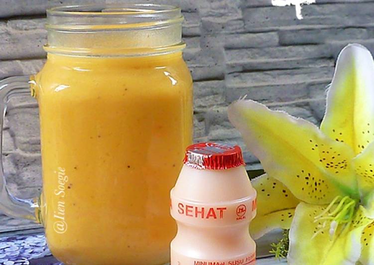 resep Manggo & Banana Smoothie