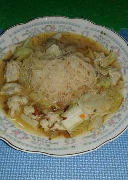 Bihun kuah otak-otak