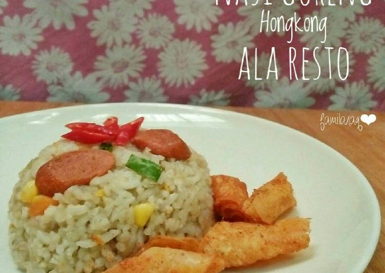 resep makanan Nasi Goreng Hongkong ala Resto