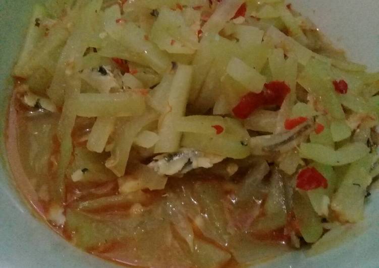 Resep Tumis Labu siam campur teri Karya ??AmiMahadi