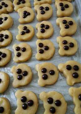 Butter cookies chocochips simple