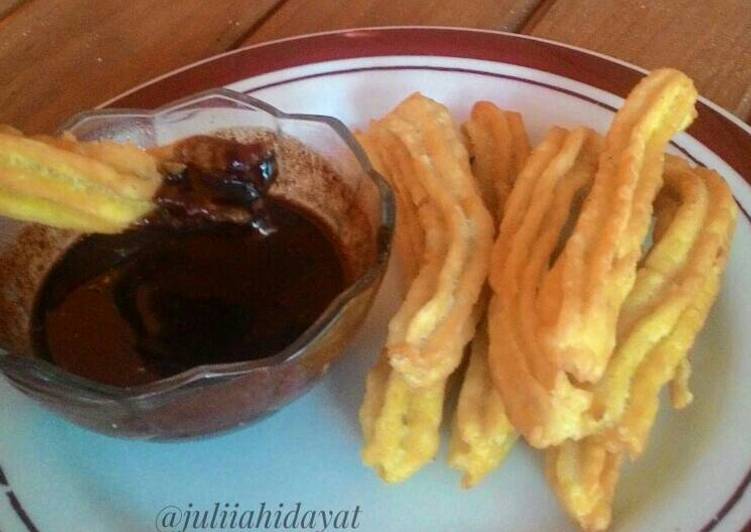 gambar untuk resep makanan Churros Ubi