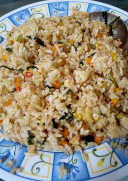 Nasi goreng terasi bumbu iris