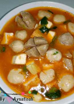 Bakso Tahu Kuah Saos Padang