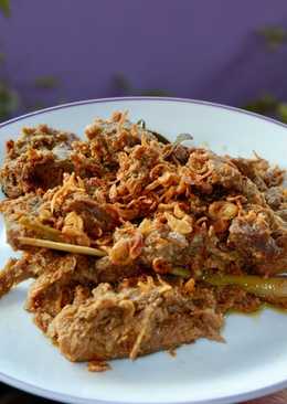 Rendang daging presto