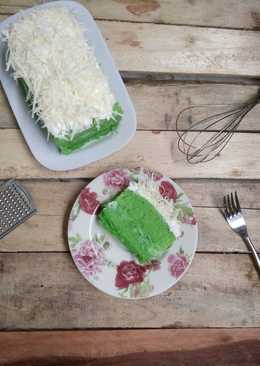 Bolu santan pandan kelapa