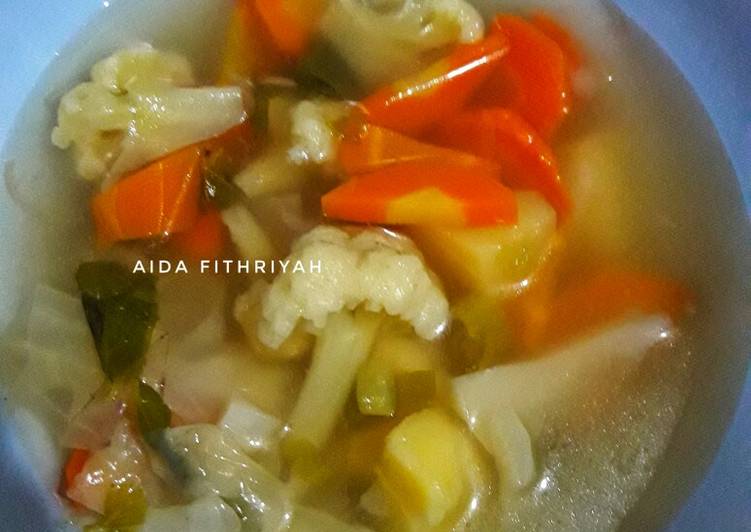 Sayur sop sederhana