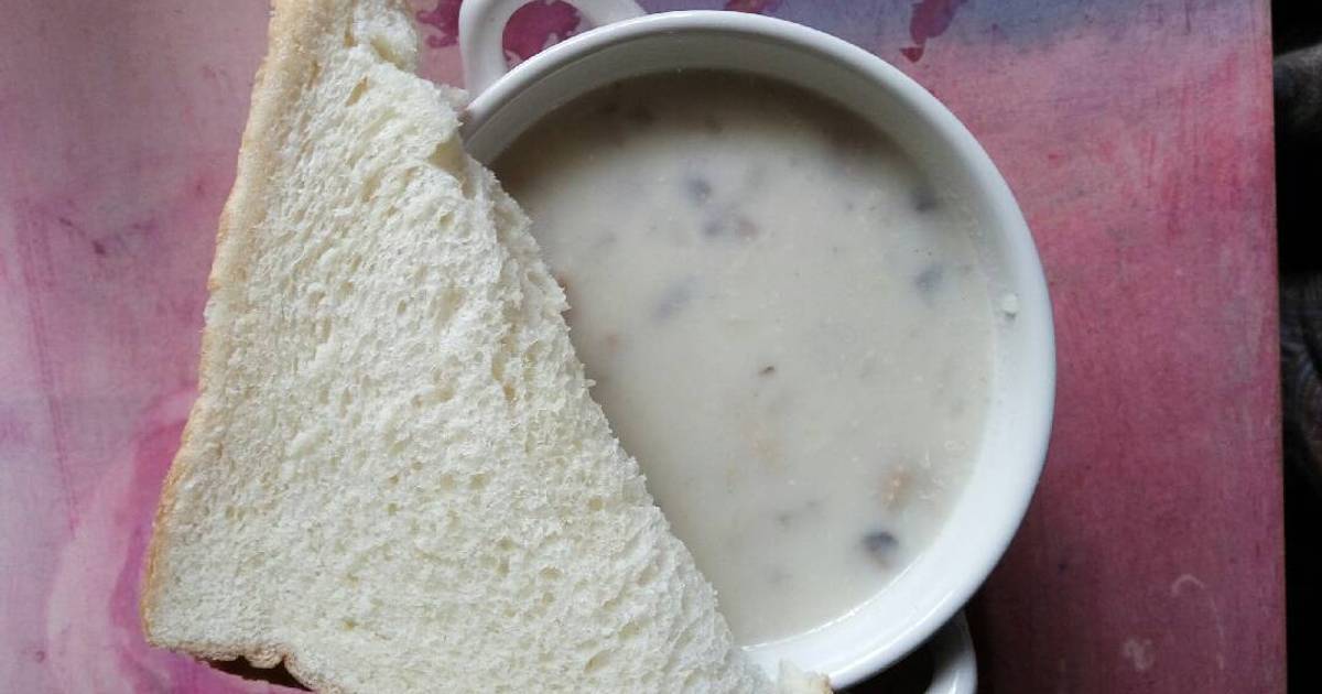 Resep Sup Krim Jamur Ayam ala Rosa