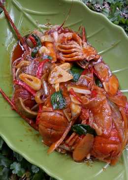 Baby lobster saus asam manis