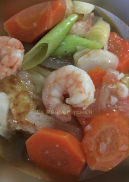 Fuyunghai tahu siram udang