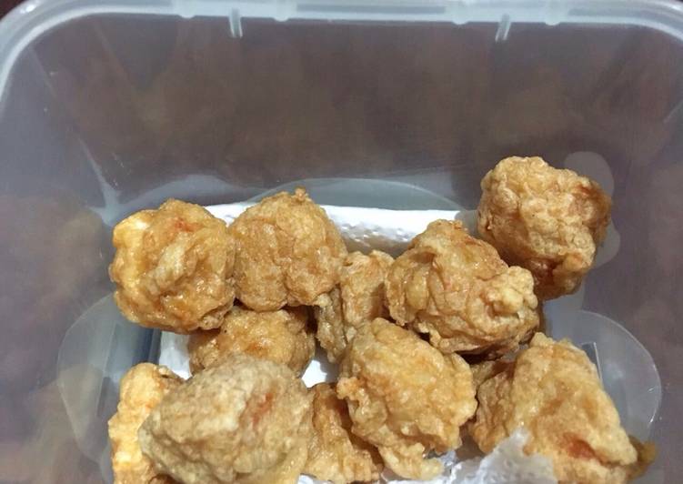 gambar untuk resep makanan Baso goreng ayam udang