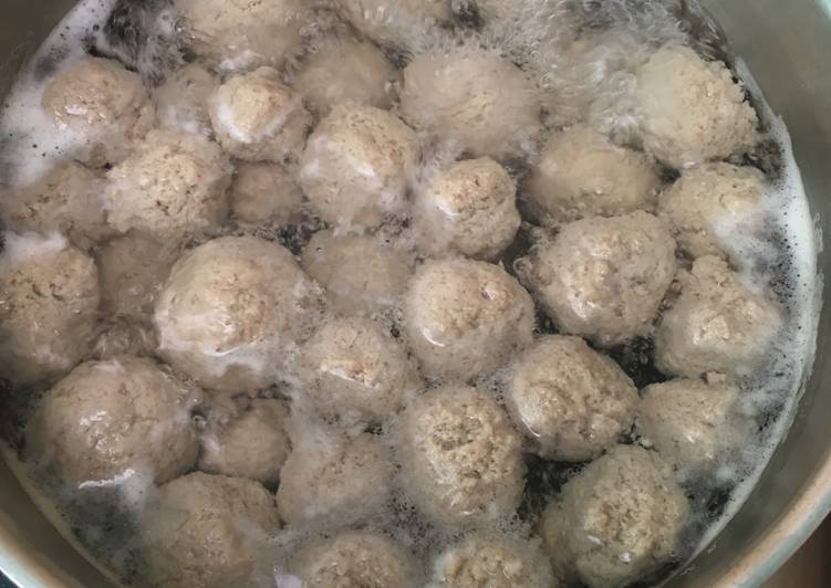 resep Bakso Isi Telur Puyuh