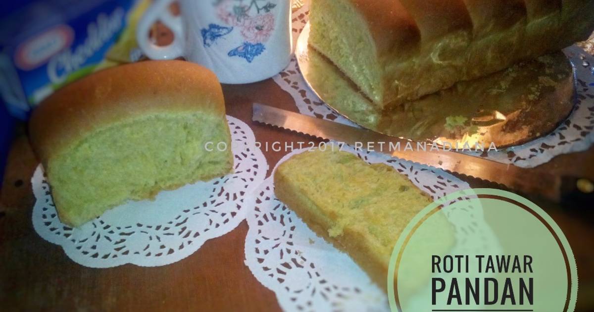 Resep Roti  tawar  pandan oleh Retma Nadiana Cookpad