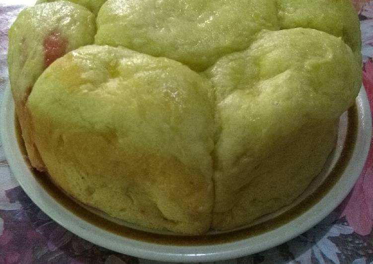 gambar untuk resep Roti Kentang Pandan No Ulen No Telur