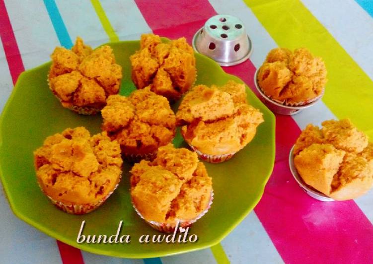 resep masakan Bolu kukus gulmer mekar merekah anti gagal