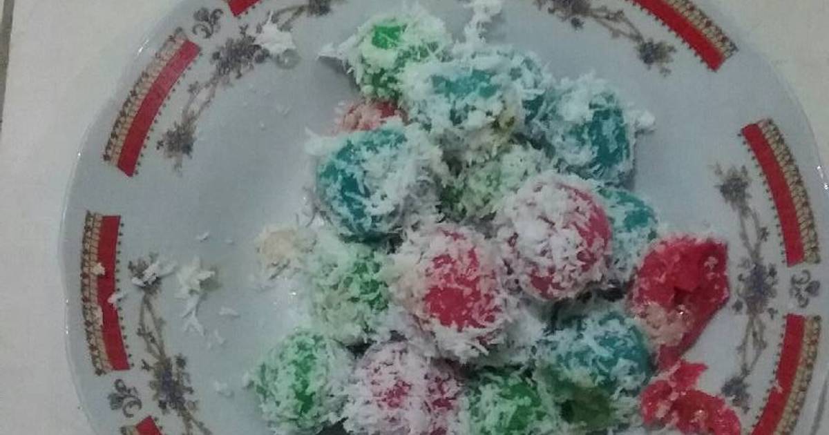Resep Klepon rainbow
