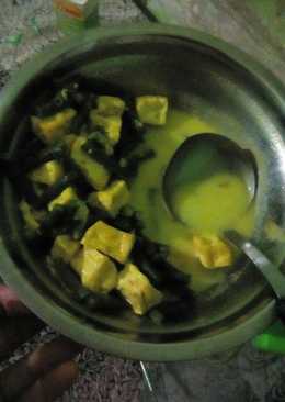 Kacang panjang tahu bumbu kuning