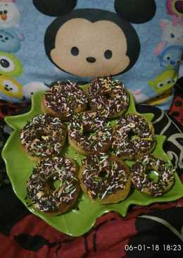 Donat warna warni tanpa telor