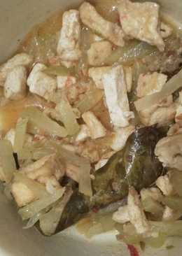 Santan waluh jipang dan tahu