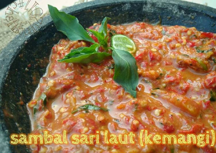 bahan dan cara membuat Sambal Sari Laut (Sambal Kemangi)