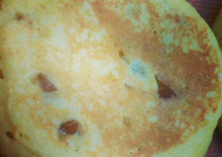 resep lengkap untuk Pancake kismis lembut