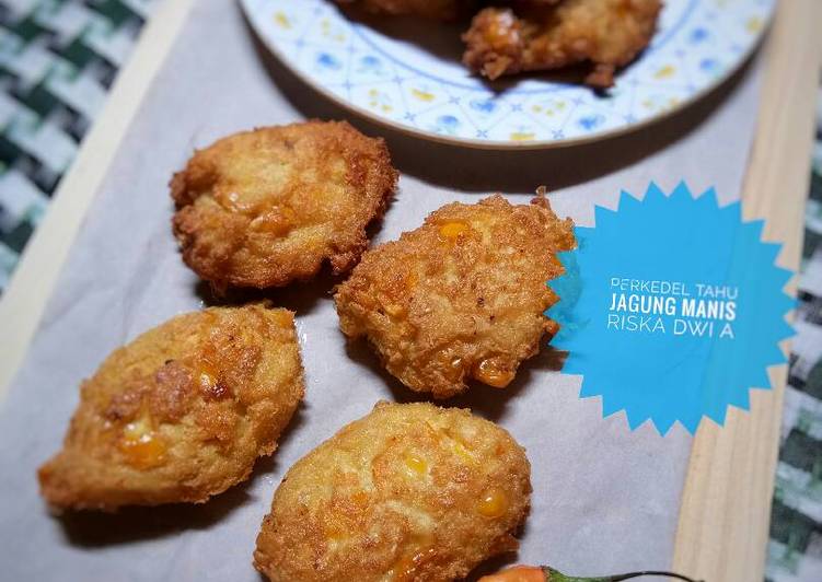 resep masakan Perkedel Tahu Jagung Manis