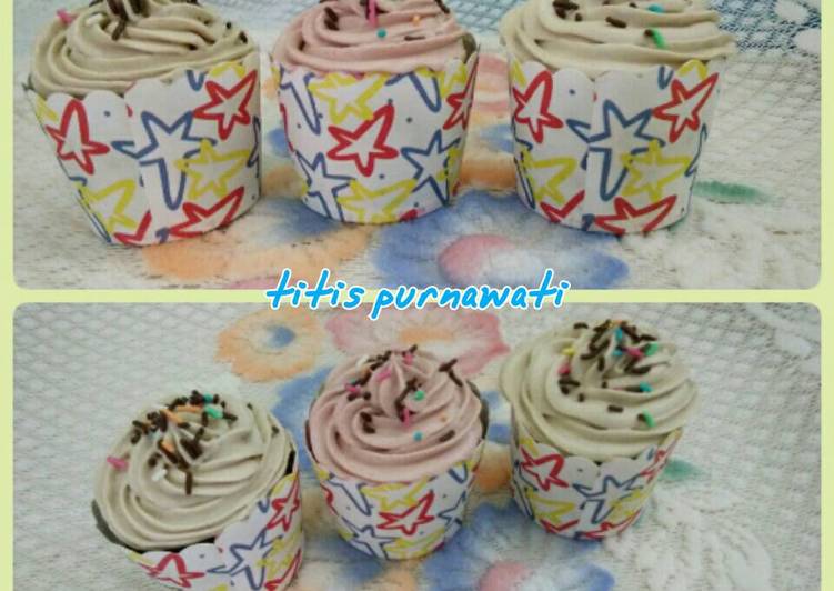 resep Cupcake kukus (2 telur)