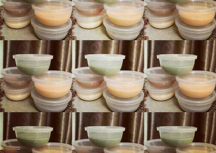 cara membuat Silky Pudding ala Puyo