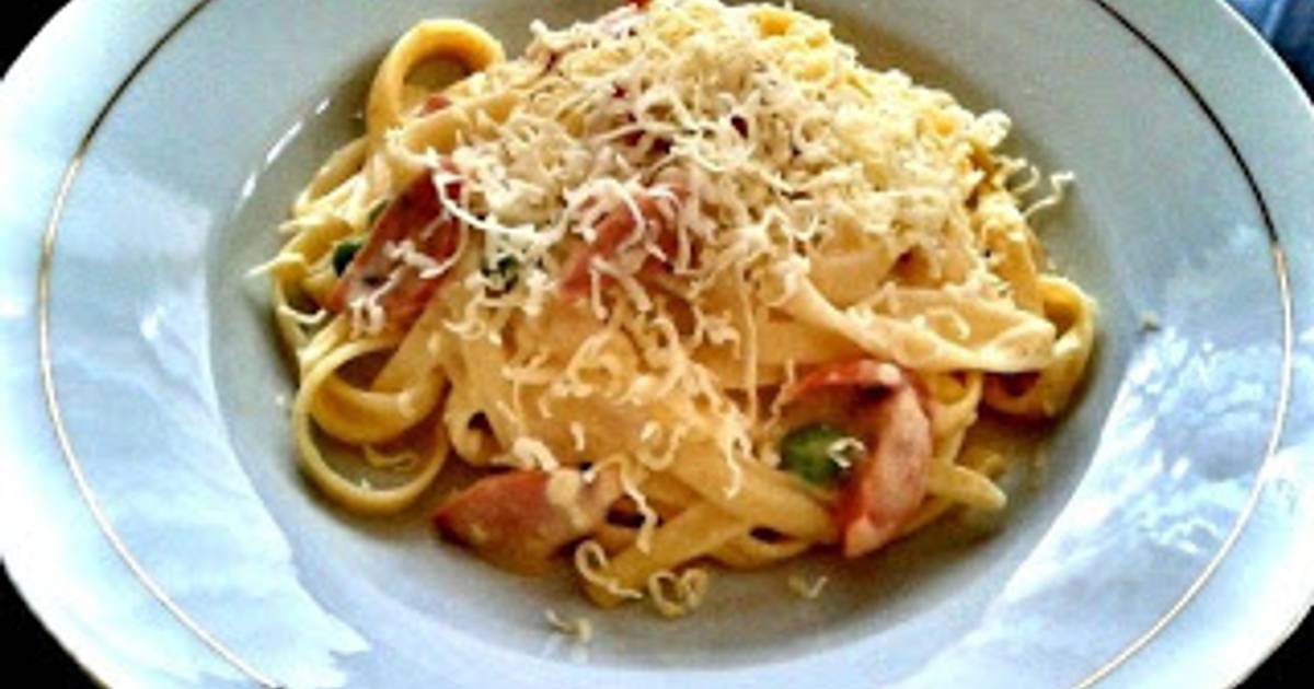 8 resep fettucine carbonara rumahan yang enak dan 