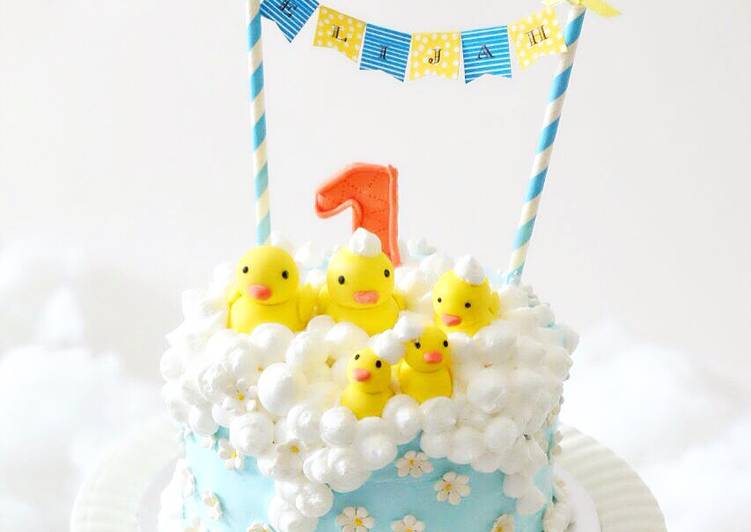 resep lengkap untuk Bolu Jadul Birthday Cake Mudah