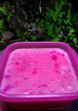 Puding Sutra Buah Naga Merah