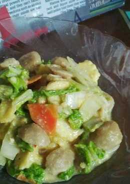Capcay baso tempe