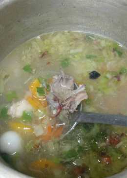 Sop ayam + telur puyuh simple dan enak