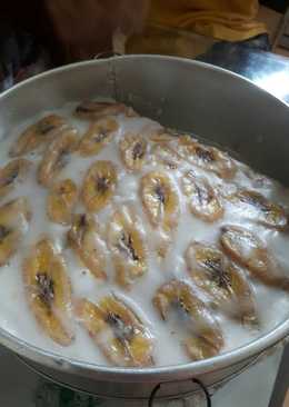 Kue pisang nagasari kukus