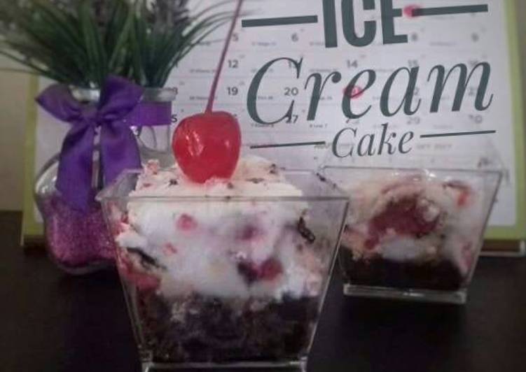 gambar untuk resep Ice Cream Cake (es krim santan)