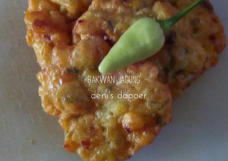 Resep Bakwan jagung a.k.a dadar jagung #BantuMantenBaru