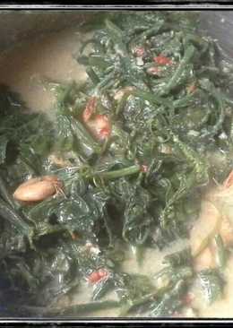 Sayur Santan Daun Labu - Dang (daun labu dan udang)