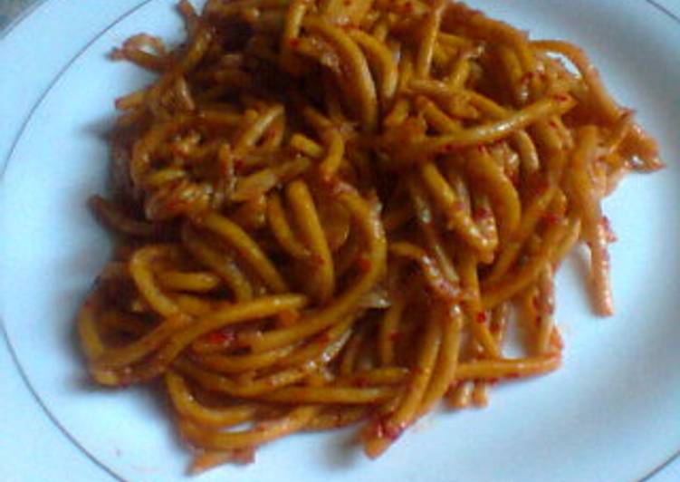 resep Mie kuning basah goreng