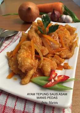 Ayam Tepung Saus Asam Manis Pedas