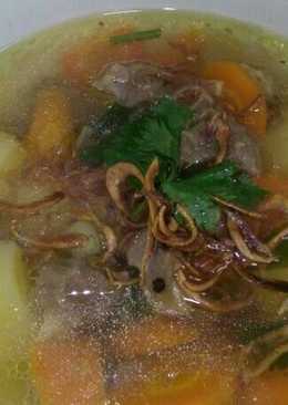 Sop daging simple