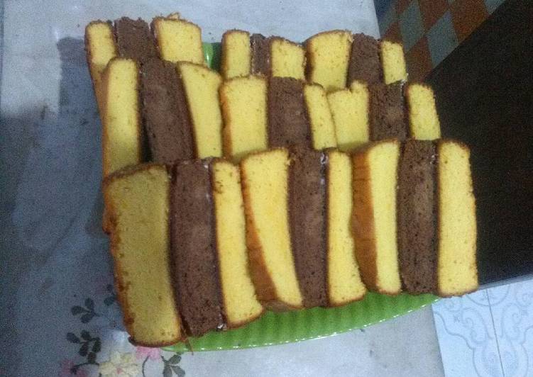 Resep Lapis Surabaya Ekonomis 6 Telur Karya Ibu Dhea Marsya