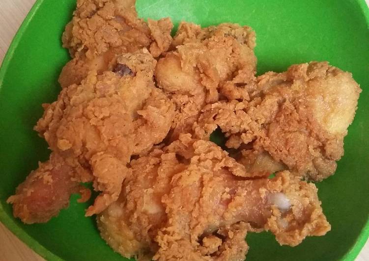 resep lengkap untuk Ayam Goreng KFC simple