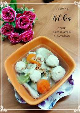 ðŸŒº Soup BAKSO Ayam & sayuran ðŸŒº