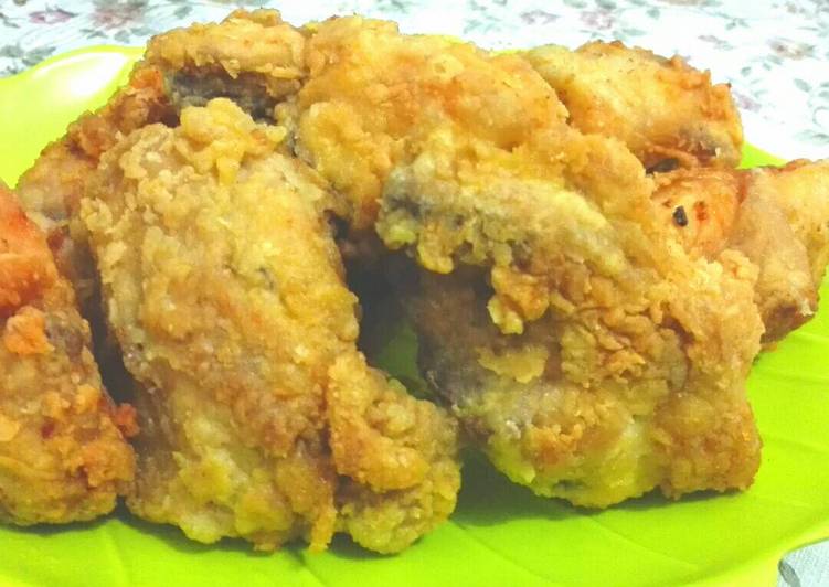 resep lengkap untuk Ayam Goreng Tepung KFC KW