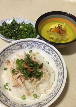 Bubur ayam kampung (kuah kuning +sayuran)#Bikinramadhanberkesan