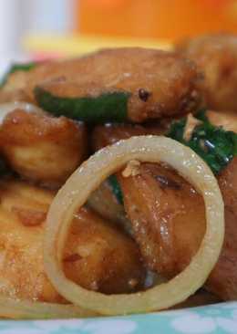 Tuna goreng teriyaki
