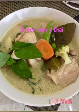 Green curry thai